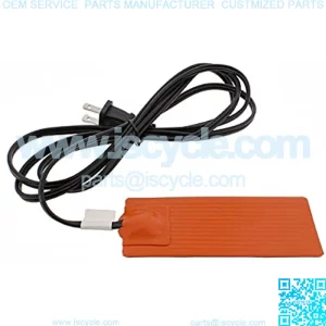 Silicone Heating Pad 120V - 2 x 5 Inch Universal Engine Heater Car Oil Pan Heater Pad, 50W Electric Heater Pad