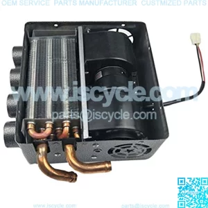 Auto 4 Port Underdash Compact Heater Kit 13X Copper Tube+Speed Switch Set for Truck Universal Trucks Minivans Excavators Harvesters Tricycles
