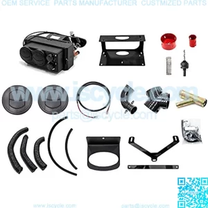 SuperATV Cab Heater for Kawasaki Mule Pro DX / DXT / FX / FXT / FXR (2015+) - Adjustable Temperature & Fan Speeds!