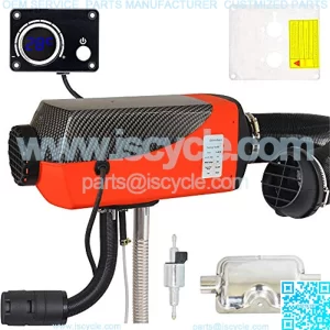 5KW Diesel Air Heater 12v Parking Heating with LCD Switch Thermostat, Silencer and 10L Tank for Truck Boat Caravans Campervans RV Trailer