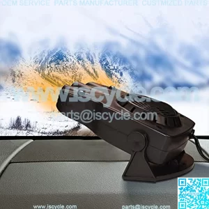 Car Heater Defroster Cooler 3 Hole Windshield Defogger 12V Automobile Windscreen Heating Machine Electric Heater Demister for Car Winter