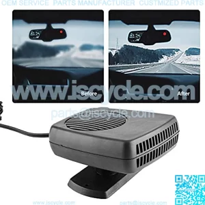 Portable Car Heater, 12V 200W ABS Portable Car Auto Heater Cooler Dryer Demister Defroster for Quickly Defrost Defogger Demister