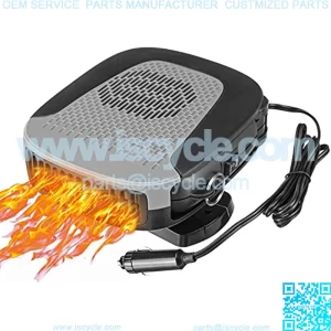 Car Heater,150W 12V Portable Car Heater 2 in 1 Heating Fan Defroster Demister Car Amplifier Cooling Fans Automotive Replacement Heater for Car SUV Truck Rv Trailer