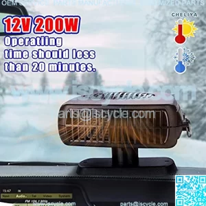 Car Heater,CHELIYA Portable 12V 200W 2 in 1 Auto Car Heater Cooling Fan Defroster Defrost Windscreen Window Demister