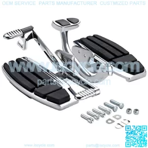 Floorboard Driver Foot Board Set Kit Brake Lever Fit For Honda Gold Wing GL1800 2001-2017; F6B 2013-2017; Valkyrie 2014-2015 Chrome &Black 2002 2003 2004 2005 2006 2007 2008 2009 2010 2011 2016