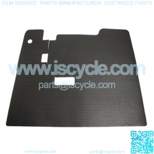 EZGO TXT (14-Up) Golf Cart Black Rubber Wide Ribbed Floor Mat Shield