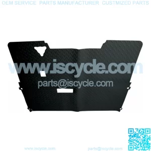 EZGO TXT Golf Cart Rubber Diamond Plate Black Floor Mat 1994 - 2001