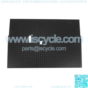 Club Car DS Golf Cart Rubber Diamond Plate Black Floor Mat