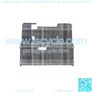 Chilewich Premium Gray Plaid Golf Cart Floor Mat For EZGO TXT 2001.5-Up