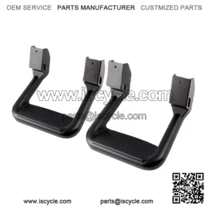 Pickup Aluminum Alloy Footboard 2 Pack #Black