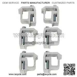 Fixed clip 6 pack #silver