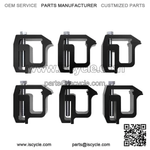 Fixing Clip 6 Pack #Black