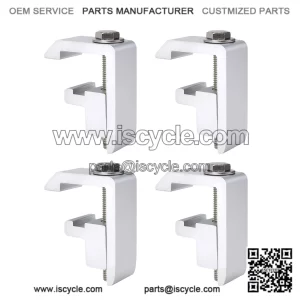 Fixed clip 4#4 pack silver