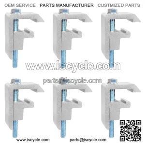 Fixed clip 4#6 pack silver