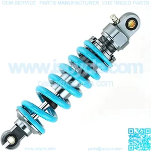 Rear Suspension Shock 280mm Rear Shock Damper Suspension Spring Compatible with Dirt Pit Bike ATV Rear Shock Absorber Spring (Blue)