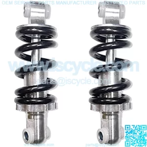 125mm 4.92" Bicycle Shock Absorber Rear Suspension 750LBS Fits for E-Bike ATV Go-Kart Scooter 49cc Mountain Bike??2-pcs??