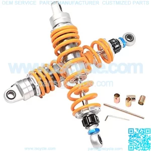 2PCS 330mm 13" Rear Adjustable Shocks Absorbers Suspension For Dirt Bike Go Kart ATV