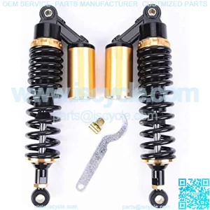 Motorcycle Air Shock Absorbers Universal Fit for Honda Suzuki Kawasaki ATV Go Kart Quad Dirt Sport Bikes (320mm)