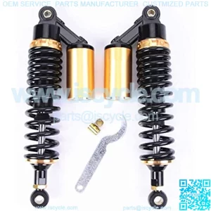 Motorcycle Air Shock Absorbers Universal Fit For Honda Suzuki Kawasaki ATV Go Kart Quad Dirt Sport Bike (320mm)