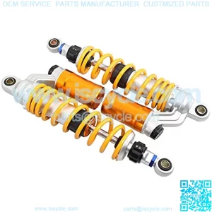 Universal Motorcycle Rear Suspension 350mm Adjustable Air Shock Absorber Suitable for Most Motorcycle Models ATV Quad Dirt Bike