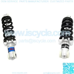 2 Pcs Rear Shock Absorber Shocker for 2 Stroke ATV 150mm 750LBs+170mm 650LBs