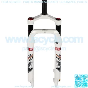 Cycling Suspension Bike Suspension Fork 26inch Bicycle Air Fork Snowmobile Disc Brake Shoulder Control 4.0" Tire Stroke 120mm 1890g