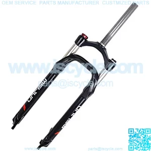Snowmobile Mountain Bike Suspension Fork Hydraulic Lock Front Fork Damping Adjustment Shock Absorber Bicycl Parts Travel:80mm