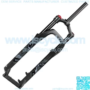 20/26 Inch Suspension Gas Fork,4.0" Tire 135mm Snowmobile ATV Fat Tire Pressure Shock Absorber Double Shoulder Front Fork Magnesium Alloy Bicycle Accessories
