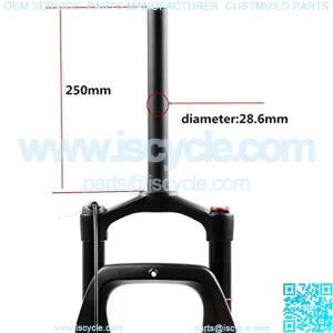 Aluminum Alloy Pneumatic Front Fork 26inch Snowmobile ATV Shock Absorber Front Fork 264.0 Fat Tire 135MM Fork Width