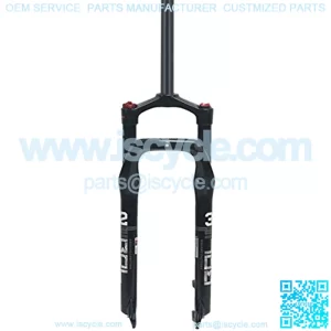 Fat Snow Bike Fork Straight Air Pressure Suspension Snowmobile Front Fork with Shoulder Control 26 inch
