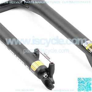 Suspension Forks,MTB Bike Suspension Aluminum Alloy Snowmobile/ATV Suspension Strong Structure for Cushioned Wheels Bike Accessories 26 Inches