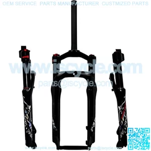 Bike Suspension Forks,Magnesium Alloy 20 Inch Snowmobile ATV Wide Tire 4.0 Shock-Absorbing Oil-Gas Fork Mountain Bike