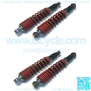 (4) 12" Length 10mm ID Adjustable Shocks Go Kart Cart Go-Cart Minibike Mini Bike
