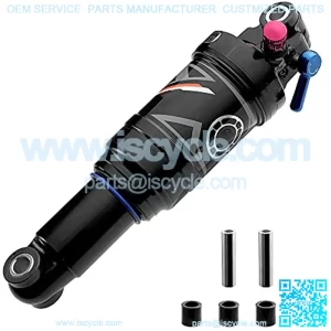AOY-38RC Mountain Bike Bicycle Air Rear Shock - Rebound/Lock Out/Air Pressure Adjustable- Size: 165mm 190mm 200mm 210mm