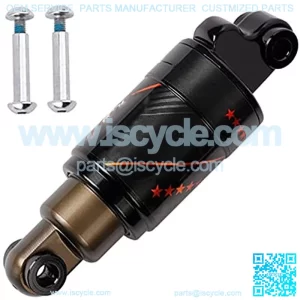 Bicycle Oil Spring Shock Bike Rear Shock Absorber, MTB Bicycle Soft Tail Suspension with Bushing and Screw, 120mm/125mm/150mm/165mm/190mm 550/750/1000LBS (Size : 150mm/750lbs)