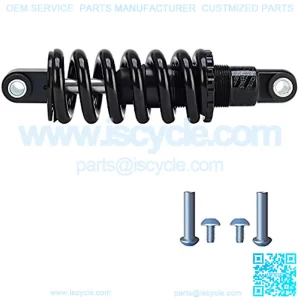 MTB Bicycle Soft Tail Suspension Rear Spring Shock Absorber 125mm/150mm 450lbs/650lbs Cycling Parts Components (Color : 125mm, Size : 650lbs)