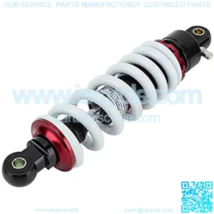 280mm Rear Shock Damper Suspension fit for Dirt Bike/Quad/ATV/Pit and Shock Damper Suspension Compatible with Rear Suspension Spring(black&white)