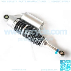 320mm 12.5" Air Shock Absorbers Compatible with Honda Suzuki Yamaha Kawasaki ATV Go Kart Quad Dirt Sport Bikes 1PC(Black/Silvery)