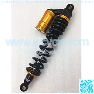 Shock Absorbers 400mm/420mm/430mm/440mm/450mm/470mm 10mm Spring Motorcycle Shock Absorber Suspension Fit for YMAHA Suzuki Kawasaki ATV,Motorcycle air Shock Absorber (Color : 400mm)