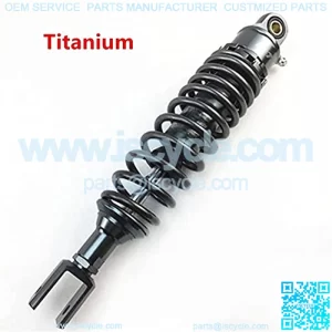 Suspension Shock 1 PCS 320mm/12.5" Motorcycle Air Shock Absorber Rear Suspension for Motor Scooter ATV for Bike ??car (Color : Titanium)