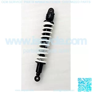 Suspension Shock 9mm Spring 370mm Rear Suspension Shock Absorber for ATV Quad Replace Motorcycle White+Silver for Bike ??car