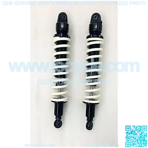 Suspension Shock 9mm Spring 400mm Rear Suspension Shock Absorber for ATV Quad Gokat Replace Motorcycle White+Gold for Bike ??car