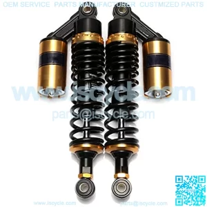 Motorcycle Suspension Strut 280mm/320mm/340mm/360mm/380mm/400mm/440mm Motorcycle Air Shock Absorber Rear Suspension Fit for ATV Quad Scooter Dirt Bike Motor D30 Motorcycle Shock Absorber