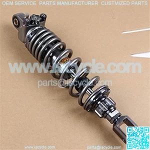 Motorcycle Rear Shock 320mm Motorcycle Shock Absorber Modified Built-in Air Bag Rear Shock Rear Suspension Refit Fit ATV Dirt Bike Scooter Motorcycle Shock Absorber (Color : Titanium Fork)