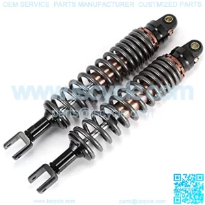 Motorcycle Fitment Shock Absorber 375mm Air Shock Absorber Accessory Motorcycle Air Suspension Rear Scooter Suspension for Motorcycle Scooter ATV Quad Motorcycle Shock Absorber