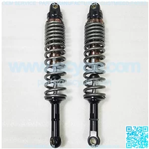 One Pair 400mm 410mm 420mm 430mm 440mm 450mm Motorcycle Shock Absorber Rear Suspension Fit for Yamaha Suzuki Kawasaki ATV Motorcycle Shock Absorber Motorcycle Shock Absorber (Color : 410mm)