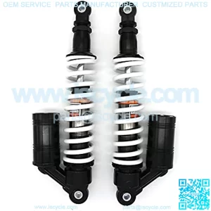 2pcs Motorcycle Rear Air Shock 350mm 13.7Inch Absorbers Universal Fit For Go Kart ATV Quad Dirt Sport Bikes