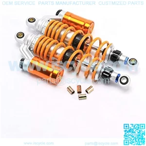 Pair Universal 335mm 600LBS Motorcycle Air Shock Absorbers Rear Suspension Fit for ATV Scooter Dirt Pit Street Bike Shock Absorbers Motorcycle Shock Absorber