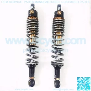 Spring Assemblies 360mm 365mm 370mm 375mm 380mm 390mm 8mm Spring Motorcycle air Shocks Absorbers Fit for Kawasaki Yamaha Banshee ATV Replacement??Motorcycle Suspension Strut (Color : 390mm)