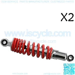 2Pcs 290mm 11.4" Rear Shock Absorber Suspension Sensa-Trac Load for Quad ATV Go Kart Buggy